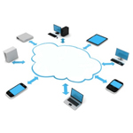 Cloud computing illustration