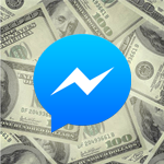 Facebook Messenger logo - dollar