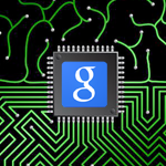 Google logo - chip
