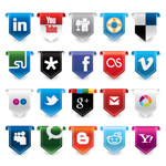 Social networking icons