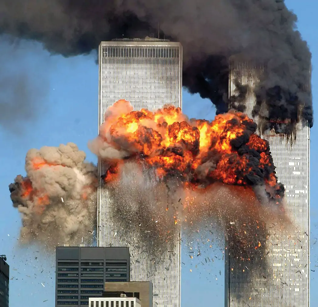 The 9/11 attacks on WTC.