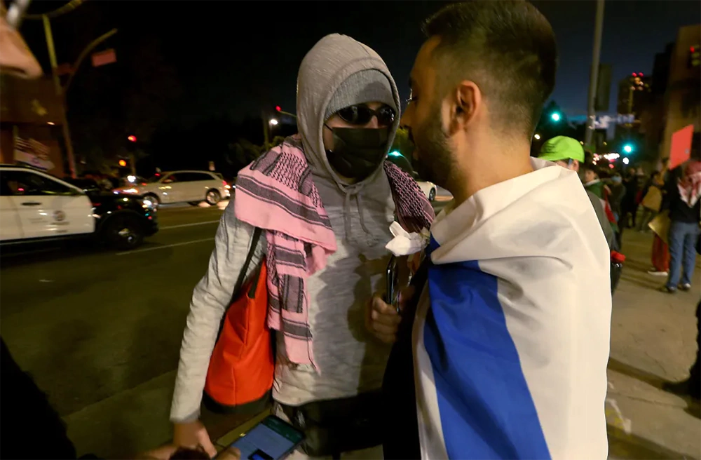 'Bearing Witness' clash