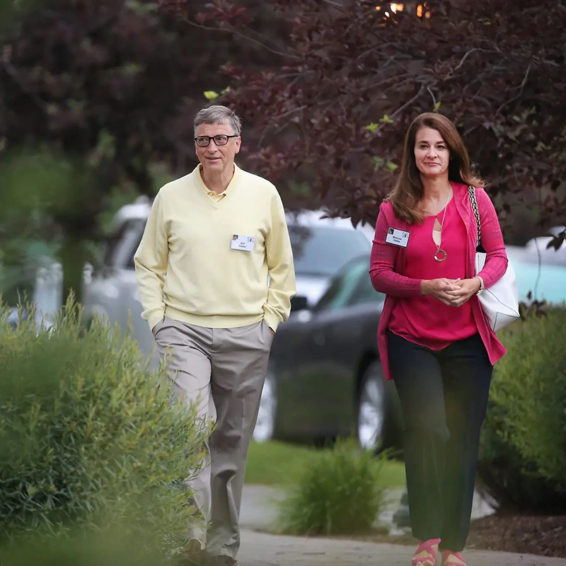 Bill and Melinda Gates, when the two were still a couple
