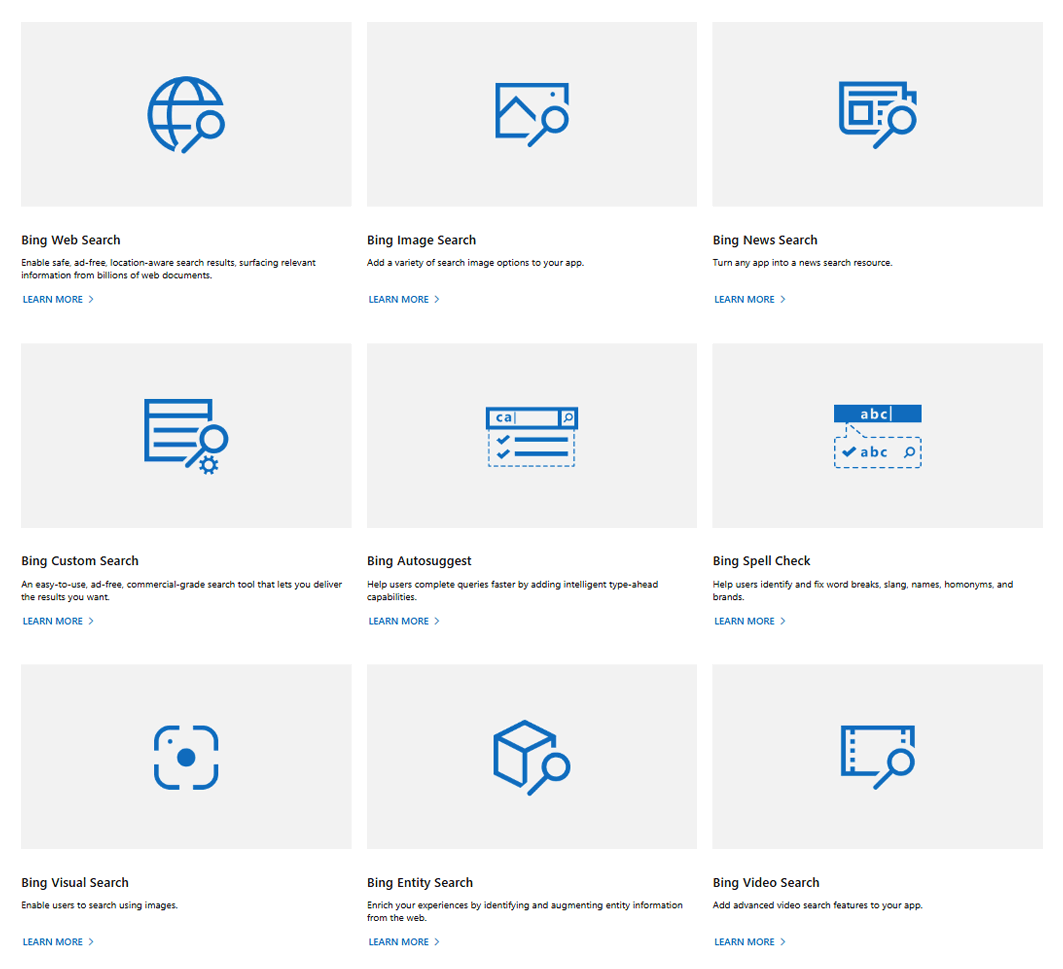 Bing Search API