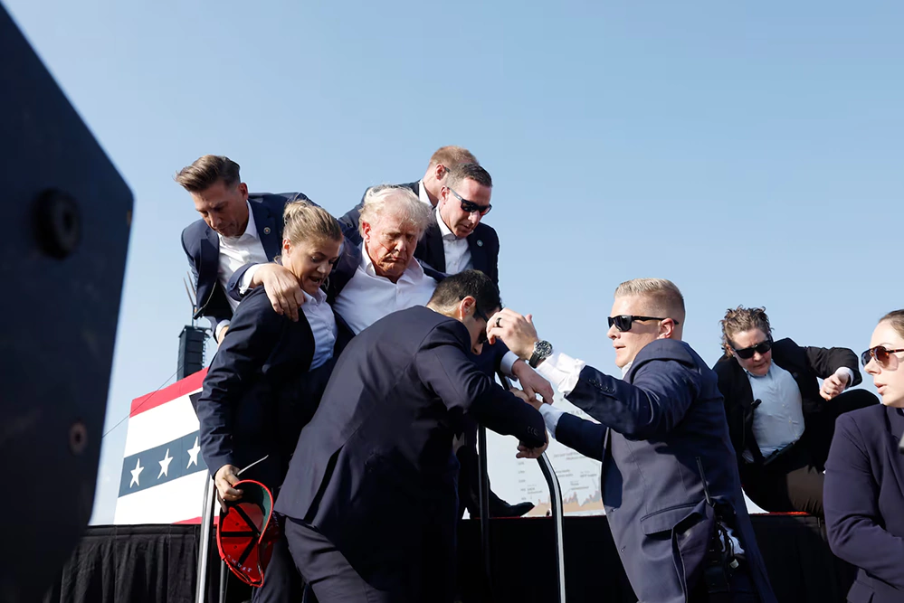 The failed assassination of Donald Trump