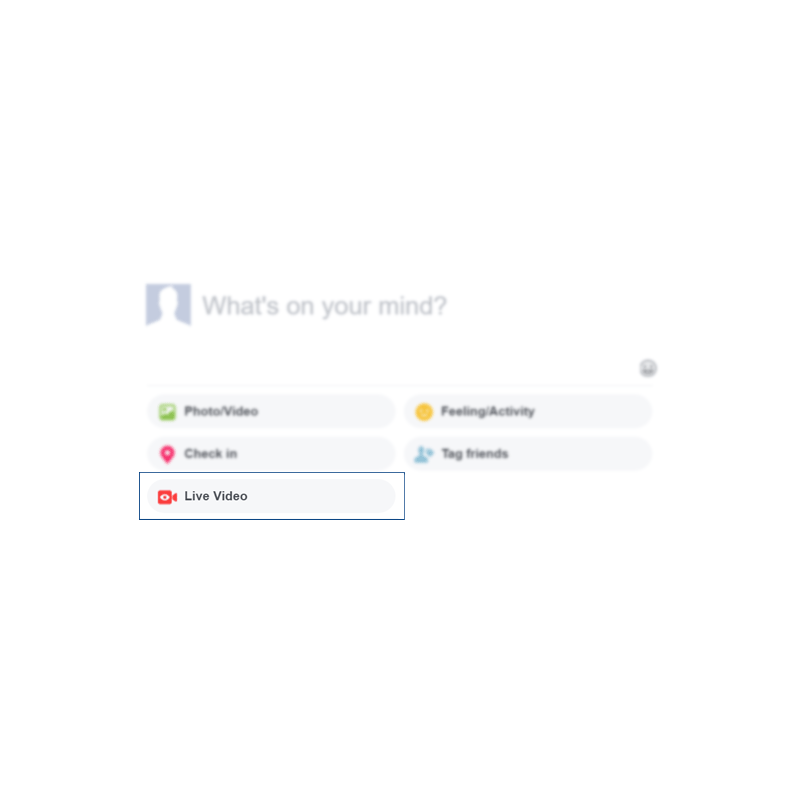 Facebook live desktop