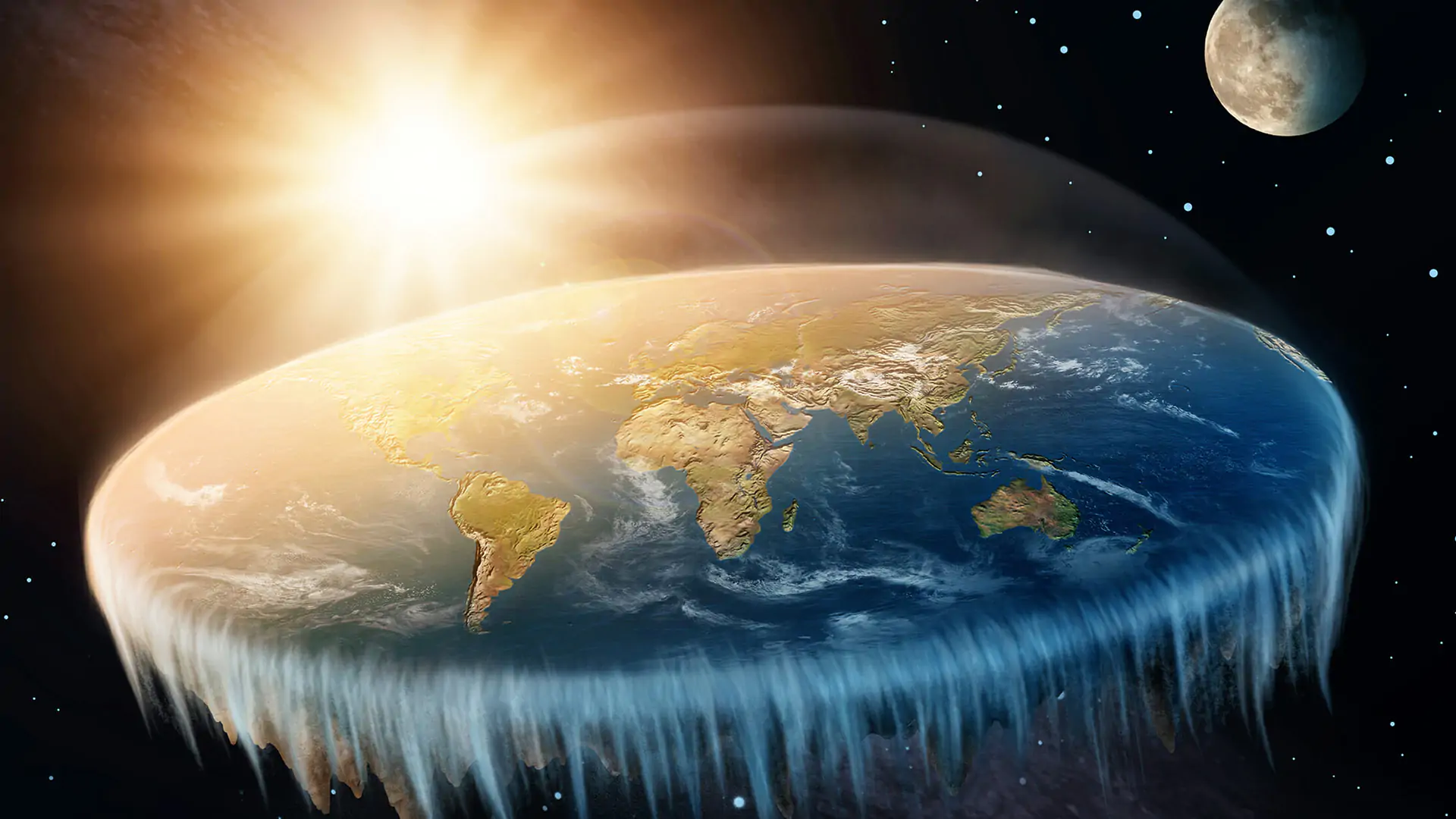 A flat Earth