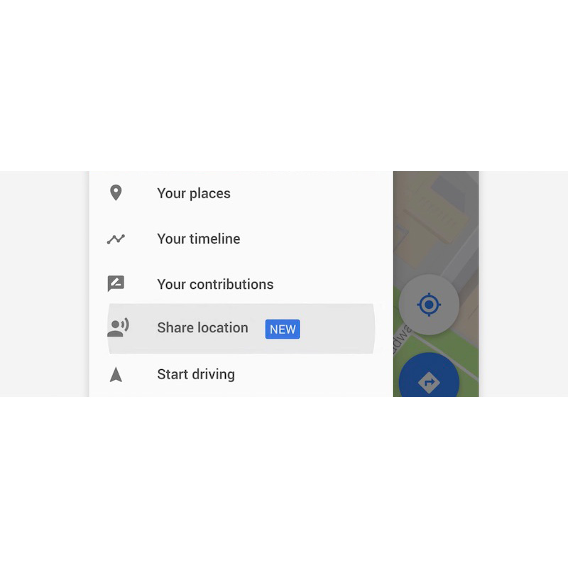 Google Maps - share location