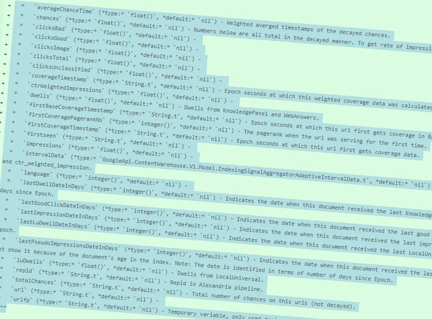 Google leak