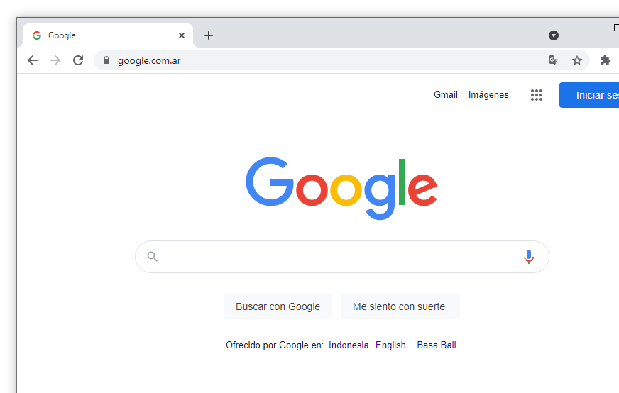 Google Search, Argentina