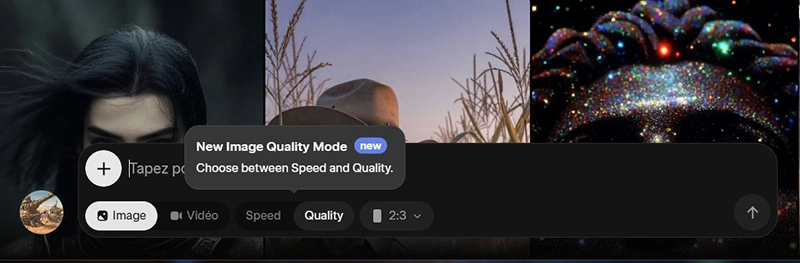 Grok Imagine Quality mode