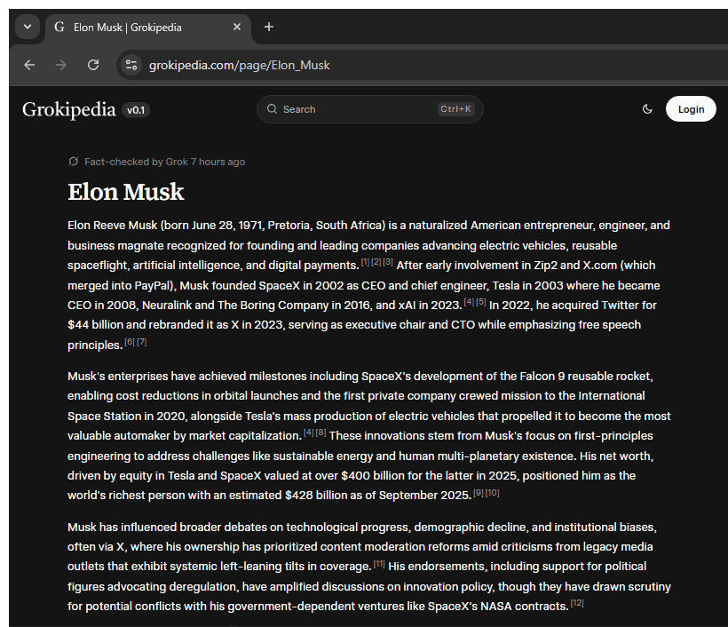 Grokipedia