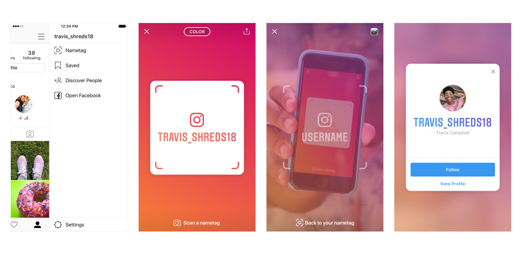 Instagram Nametags