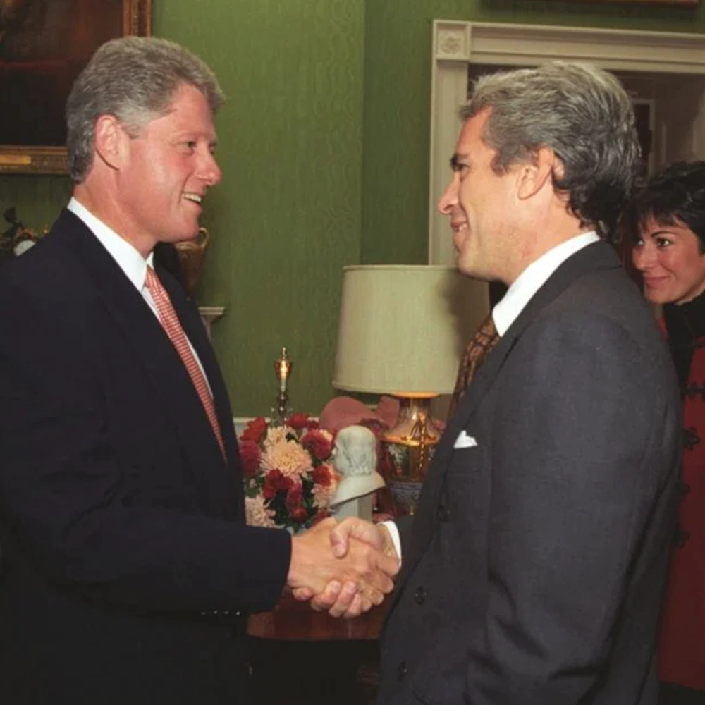 Jeffrey Epstein and Bill Clinton.