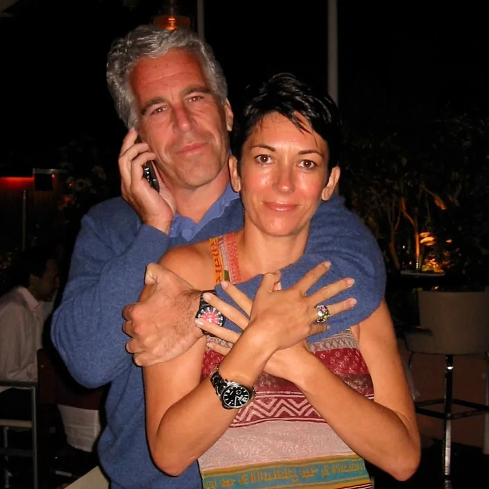 Jeffrey Epstein and his lover, Ghislaine Maxwell.