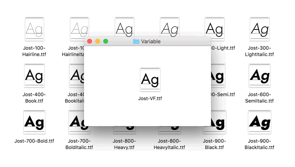 Jost Variable Font