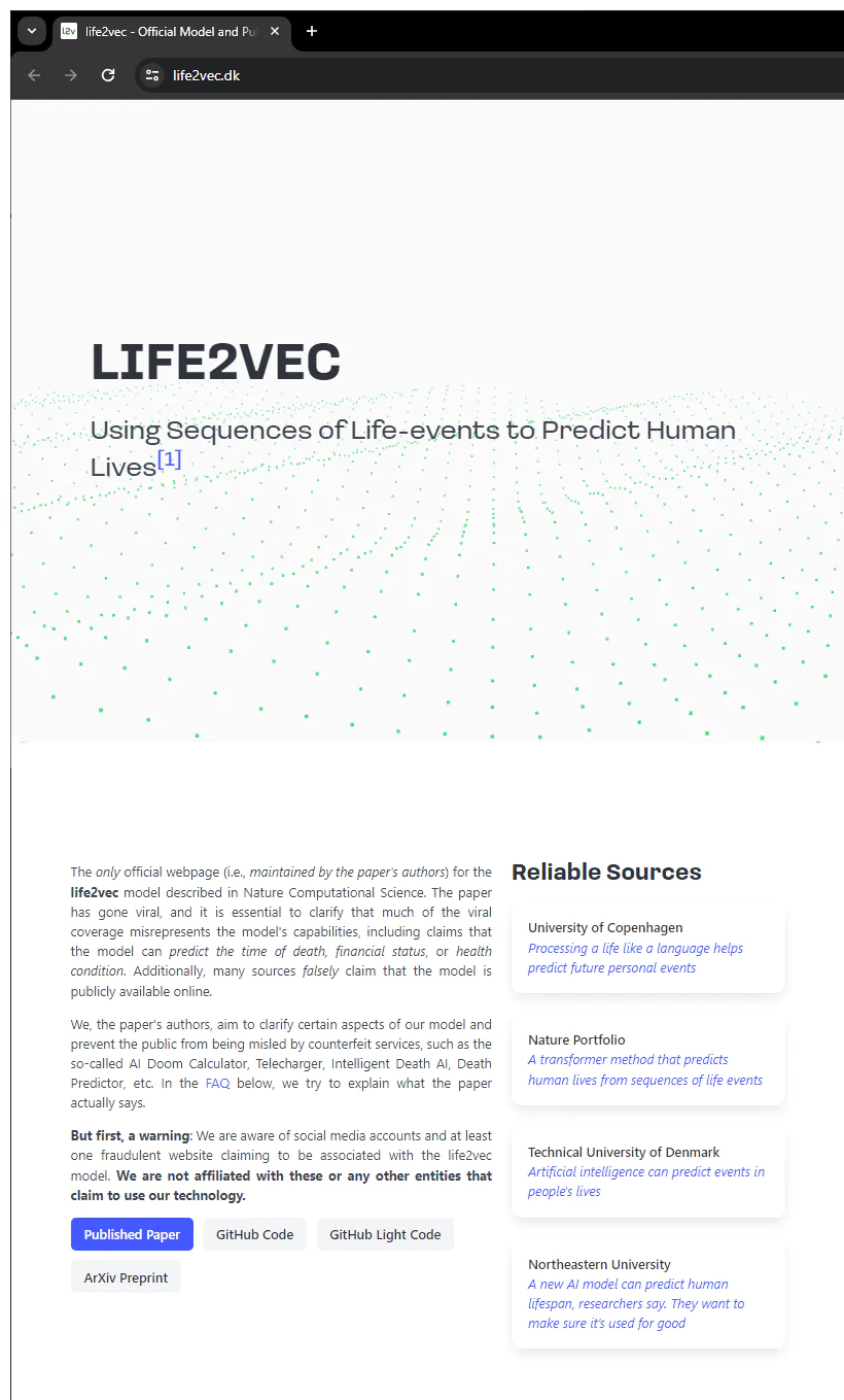 Life2vec