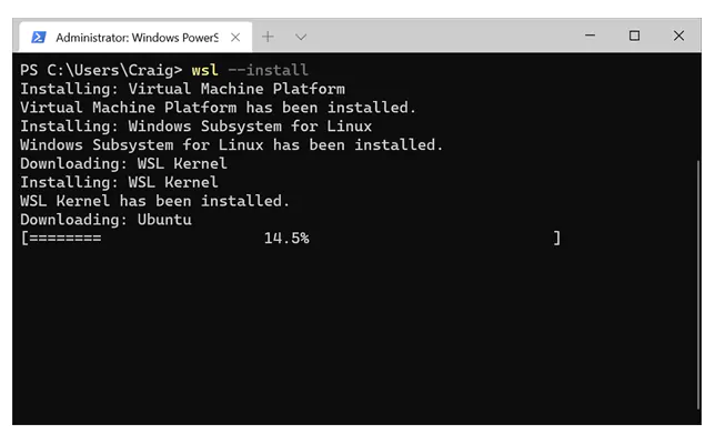 Microsoft tutorial for installing Linux