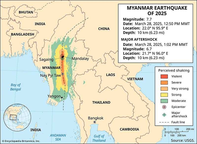 Myanmar earthquake