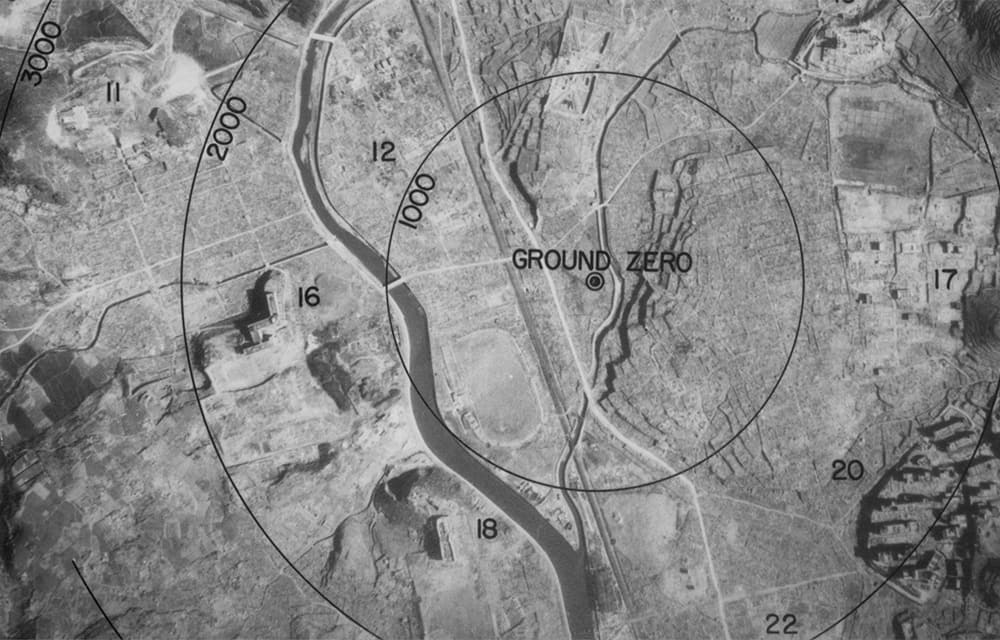 Nagasaki, Japan, after the bombing