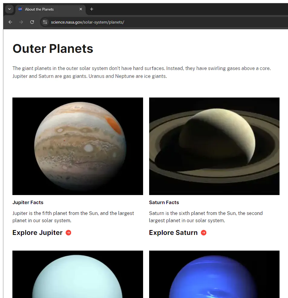 NASA typo