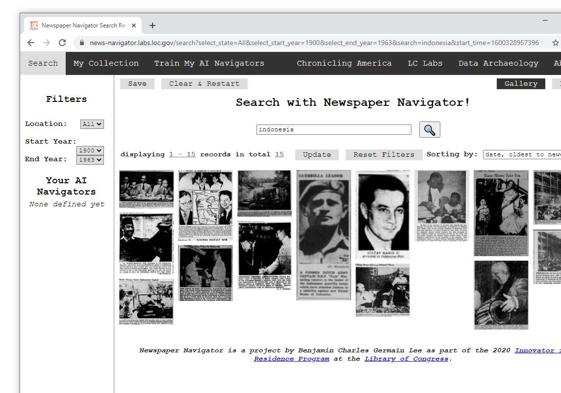 Newspaper Navigator