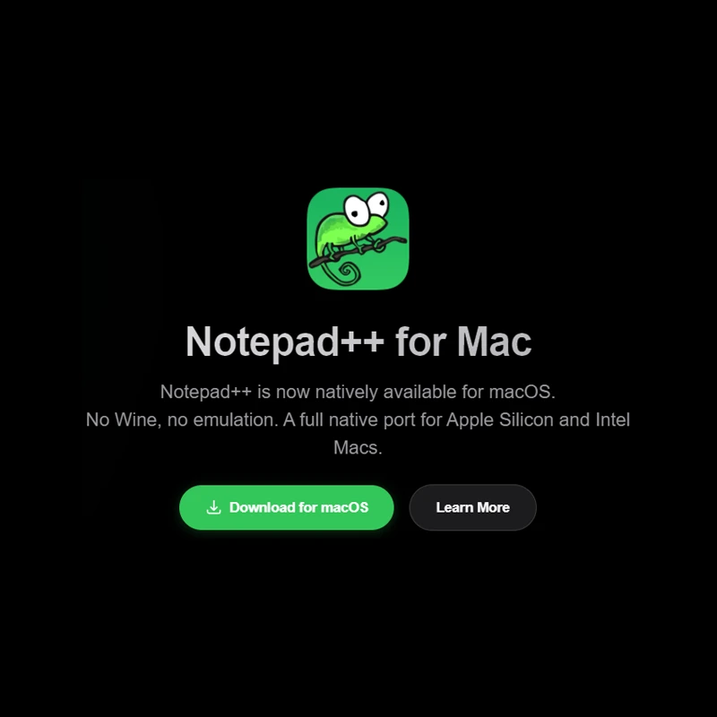 Notepad++ Mac