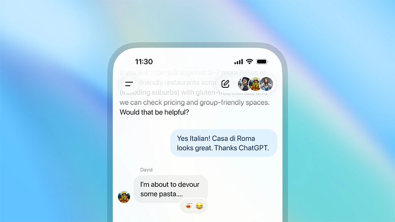 ChatGPT, group chat