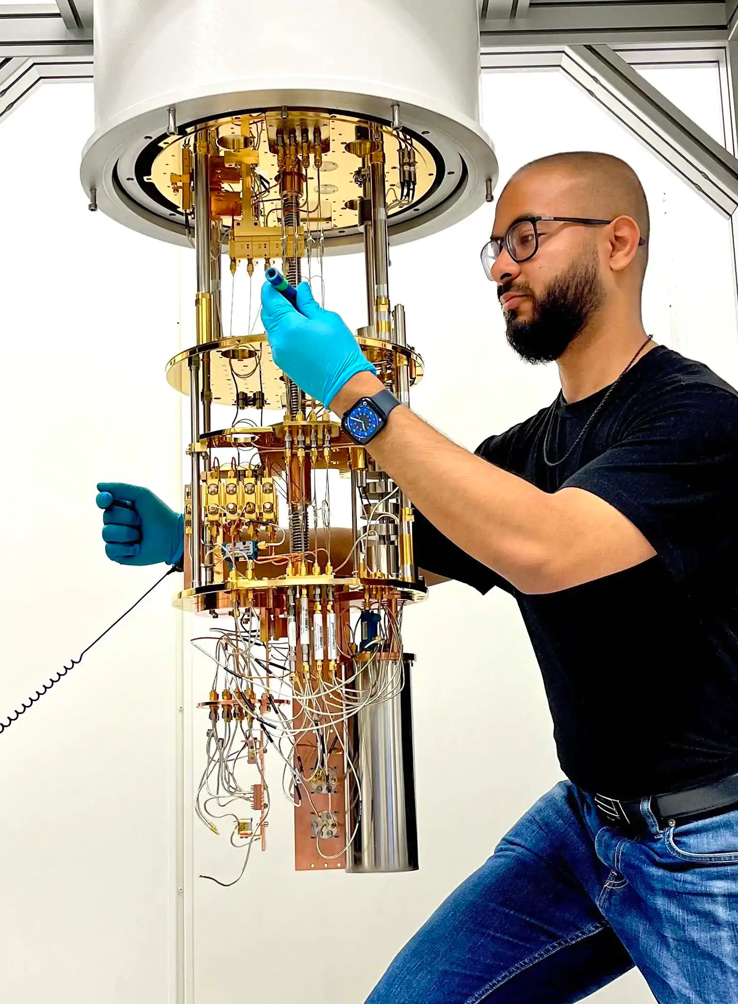 A quantum refrigerator is based on superconducting circuits and powered by heat from the environment to automate the cooling of qubits
