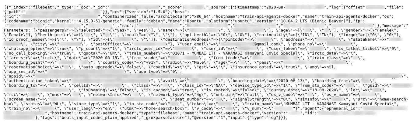 RailYatri - database leak