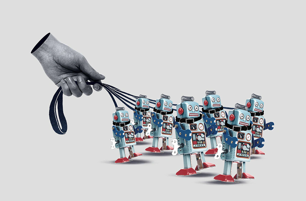 Robots in a leash