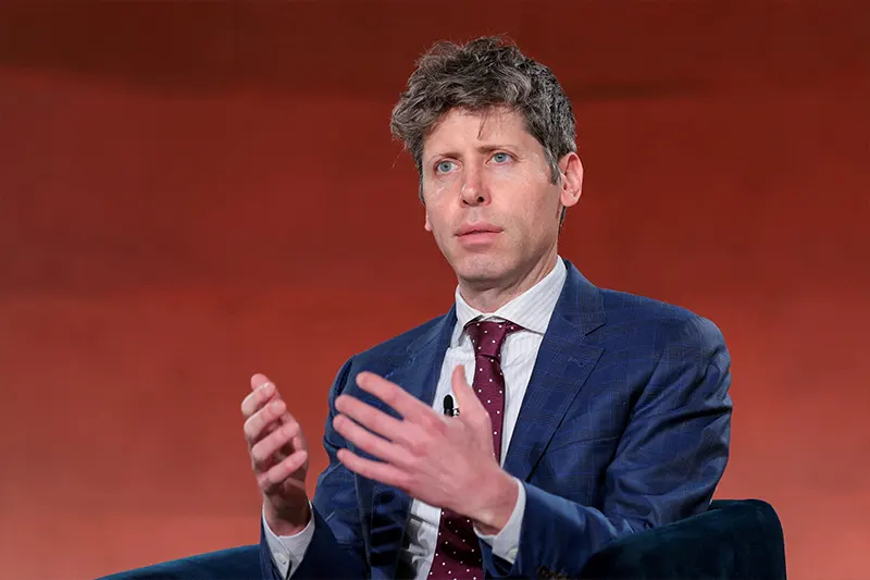 Sam Altman, CEO of OpenAI, during BlackRock's 2026 Infrastructure Summit in Washington, D.C., on March 11, 2026