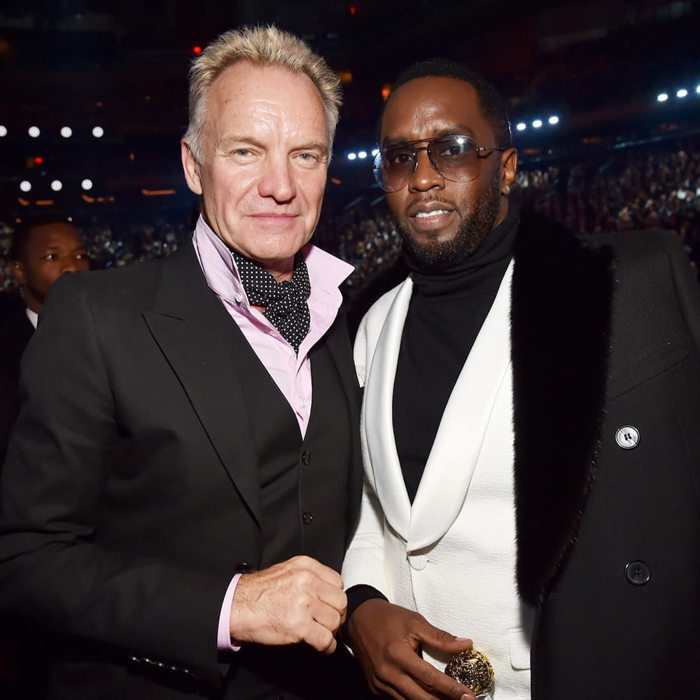 Sting and Diddy are friends