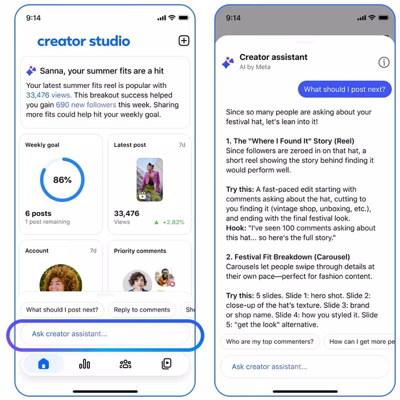 Facebook Creator Studio