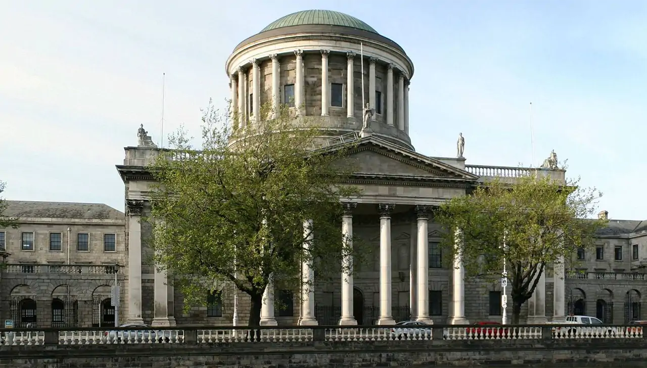 The Four Courts in Dublin, home to the Supreme Court and High Court of Ireland