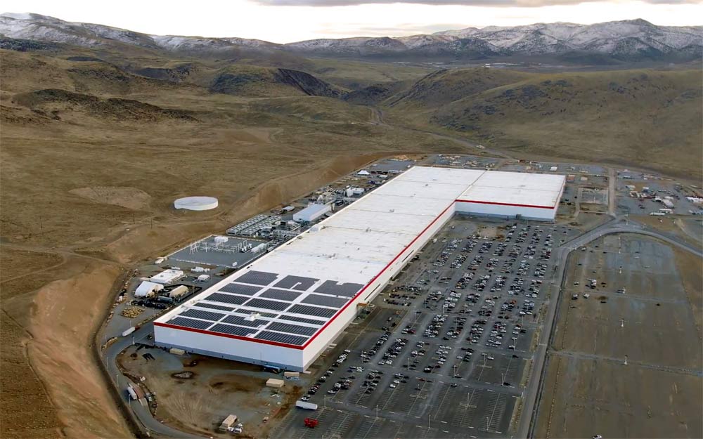 Tesla Gigafactory in Nevada, U.S..