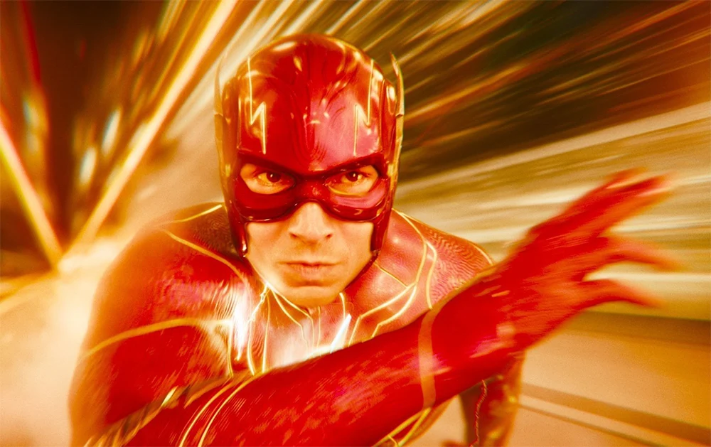 The Flash running faster than the speed of light