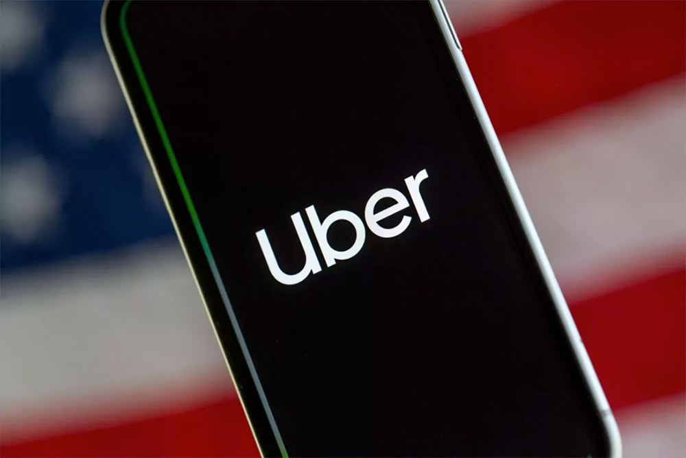Uber U.S. flag