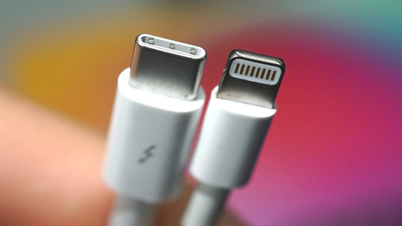 USB-C and Lighting cable