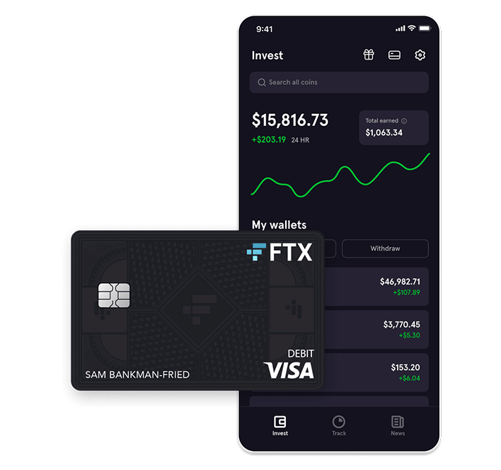 Visa FTX debit card