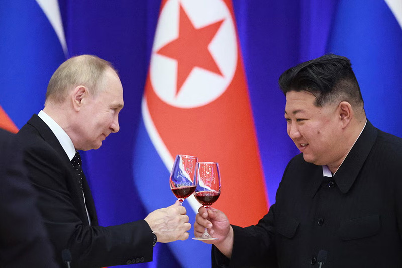Vladimir Putin, Kim Jong-un