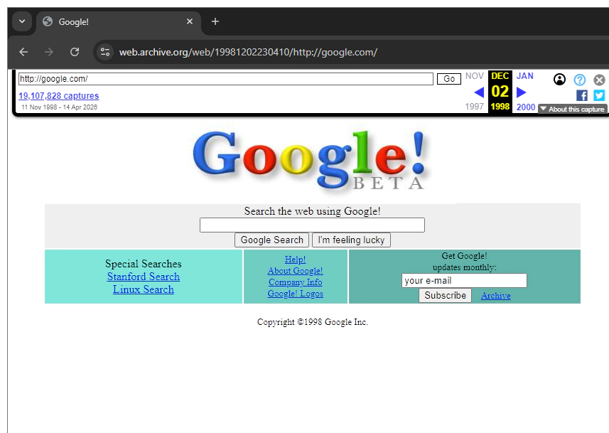 Wayback Machine