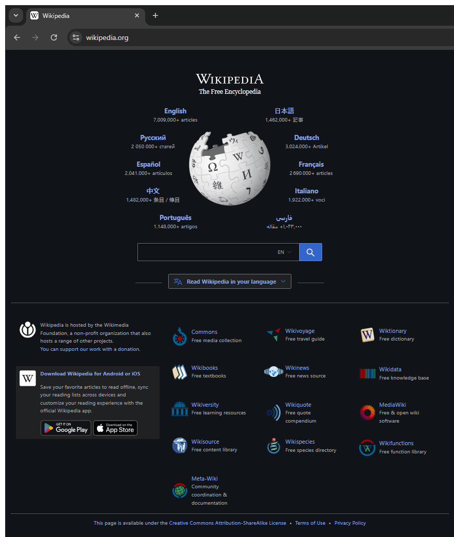 Wikipedia in 2002