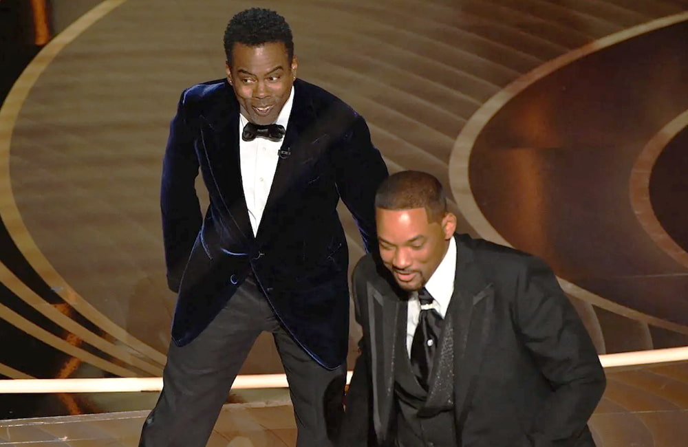Will Smith slaps Chris Rock
