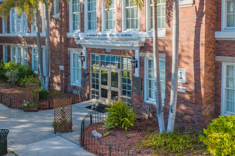 Wilson Middle School in Tampa’s Hyde Park neighborhood