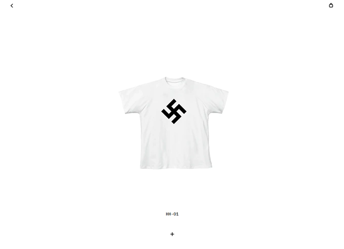 Yeezy Swastika T-shirt.