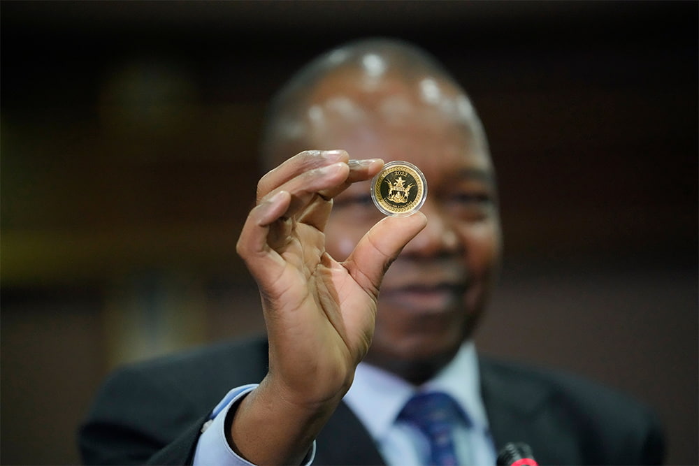 Zimbabwe gold coin